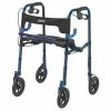 Drive Medical 10243 Deluxe Clever Lite Rollator Walker with 8" Casters
