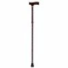 Drive Medical Lightweight Adjustable Folding Cane with T Handle, Black Floral