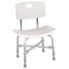 Drive Medical 12021KD-1 Bariatric Heavy Duty Bath Bench With Back, Knock Down