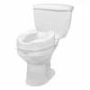 Drive Medical RTL12064 Raised Toilet Seat with Lock, Standard Seat, 4" Height