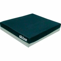 Drive Medical Deluxe Skin Protection Gel "E" 3" Wheelchair Seat Cushion, 22"W x 18"D x 3"H