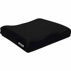 Drive Medical Wheelchair Seat Cushion 14909, Molded General Use, 20"W X 18"D, 300 Lb. Cap., Black