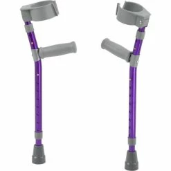 Drive Medical Pediatric Forearm Crutches, Medium, Wizard Purple, Pair -Wheelchairs & Physical Aids shop DML FC200 2GP