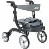 Drive Medical RTL10266BK-H Nitro Euro Style Walker Rollator, Petite, Black