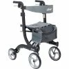 Drive Medical RTL10266BK-T Nitro Euro Style Walker Rollator, Tall Height, Black
