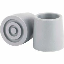 Drive Medical RTL10386GB Utility Walker Replacement Tip, 1-1/8", Gray, 1 Each