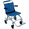 Drive Medical Super Light Folding Transport Chair with Carry Bag and Flip-Back Arms
