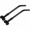 Drive Medical Anti-Tippers with Wheels, Black, For Cruiser III Wheelchairs, 1 Pair
