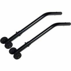 Drive Medical Anti-Tippers with Wheels, Black, For Cruiser III Wheelchairs, 1 Pair