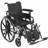 Drive Medical 16" Viper Plus GT Wheelchair, Flip Back Detachable Adjustable Full Arms, Elevating Legrests
