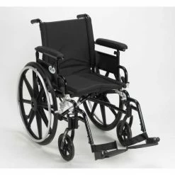 Drive Medical 16" Viper Plus GT Wheelchair, Flip Back Detachable Adjustable Full Arms, Swing-Away Footrests
