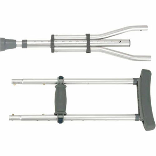 Drive Medical RTL10433 Knocked Down Universal Aluminum Crutches, 1 Pair 1 Drive Medical RTL10433 Knocked Down Universal Aluminum Crutches, 1 Pair