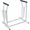 Drive Medical Stand Alone Toilet Safety Rail RTL12079, 300 Lbs. Capacity, White