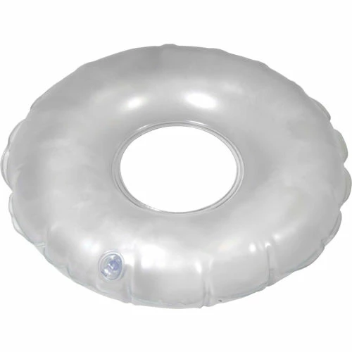 Drive Medical Inflatable Vinyl Cushion RTLPC23245, 13"Dia., Vinyl, Clear 1 Drive Medical Inflatable Vinyl Cushion RTLPC23245, 13"Dia., Vinyl, Clear