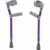 Drive Medical Pediatric Forearm Crutches, Small, Wizard Purple, Pair