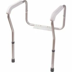 HealthSmart® Adjustable Germ-Free Toilet Rails Safety Arms 11 HealthSmart® Adjustable Germ-Free Toilet Rails Safety Arms -Wheelchairs & Physical Aids shop HHS 521 9804 9601