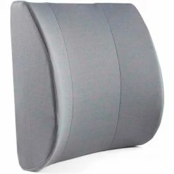 DMI® Relax-a-Bac™ Lumbar Back Cushion with Insert and Strap, Gray -Wheelchairs & Physical Aids shop HHS 555 7302 0300