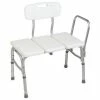 Carex® Bathtub Transfer Bench, 300 lbs. Capacity, White