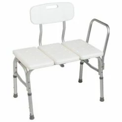 Carex® Bathtub Transfer Bench, 300 lbs. Capacity, White
