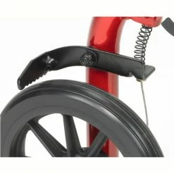 Drive Medical Aluminum Rollator with 7.5" Casters, Red -Wheelchairs & Physical Aids shop R728RD D