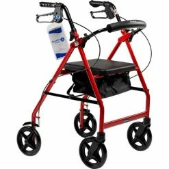 Dynarex DynaGo™ Quad 8 Aluminum Rollator W/ 7.5" Wheels
