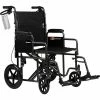 Dynarex DynaRide™ Transport Plus Wheelchair, Foot Rest & Detach Desk Arm, 22"W Seat
