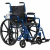 Dynarex DynaRide™ Wheelchair, Convertible Detachable Desk Arm, Foot Rest, 18"W Seat