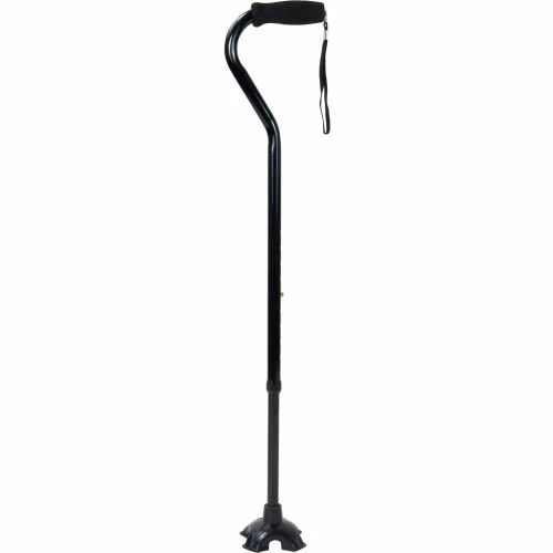 Drive Medical RTL10351 Quad Support Cane Tip, Rubber, Black 3 Drive Medical RTL10351 Quad Support Cane Tip, Rubber, Black - Image 3