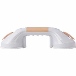Drive Medical RTL13083 Suction Cup Grab Bar, 12"L, White and Beige -Wheelchairs & Physical Aids shop rtl13083 3